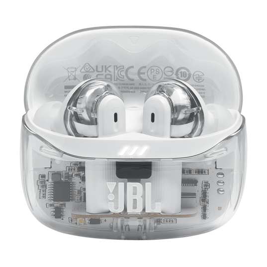JBL Tune Beam 2 Ghost Edition - Ghost White - True Wireless Noise Cancelling Earbuds - Detailshot 1